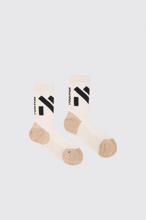 NNormal Race sock Beige | WVBKR-6281