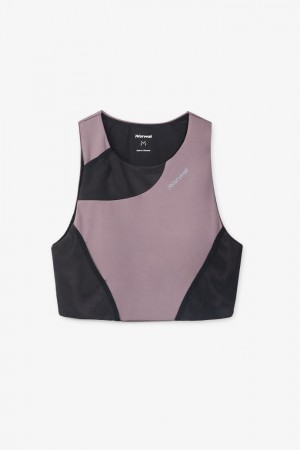 NNormal Trail Cropped Top Viola | WMGXI-3489